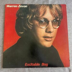 Warren Zevon Excitable Boy Vinyl LP 1978 Asylum 6E-118 Good Werewolves of London